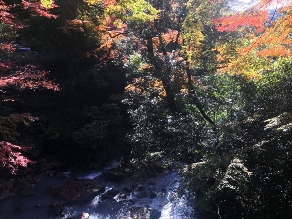 丸尾の滝の紅葉
